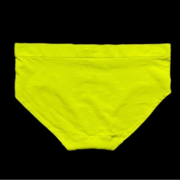 Victorias Secret Seamless Supersoft Hiphugger Hipster thick Panty Neon yellow Xl - Picture 3 of 3